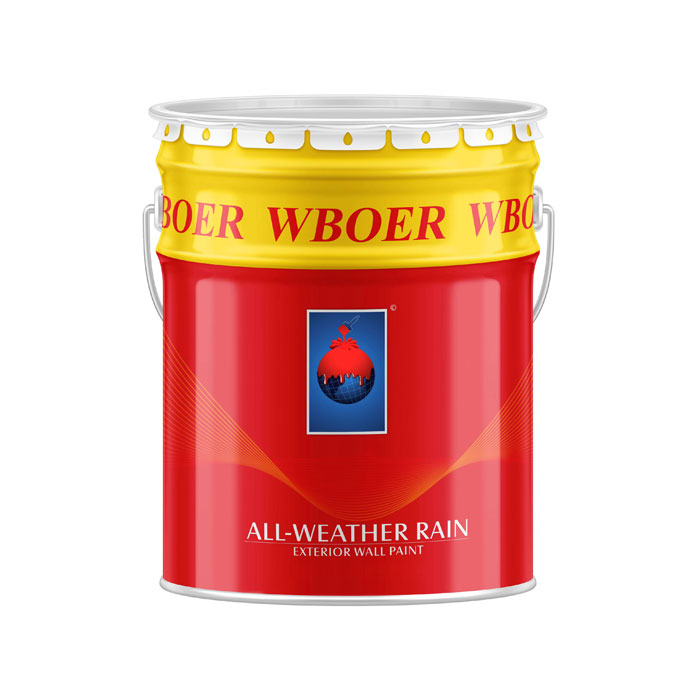 All-weather weather exterior wall paint